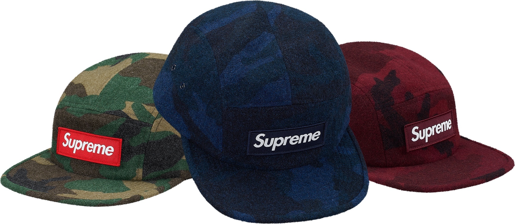Camo Wool Camp Cap